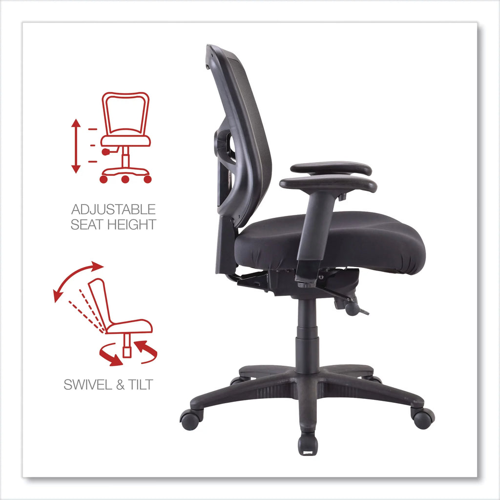 Black Mid-Back Mesh Office Chair L668539