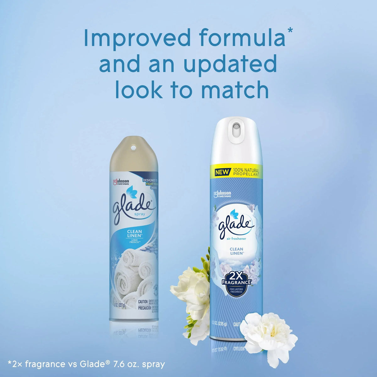 8.3 Oz Clean Linen Room Air Freshener Spray, Pack of 48 V287