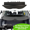 Retractable Cargo Cover for Subaru Forester SUV, Black Rear Trunk Privacy Shade I3868