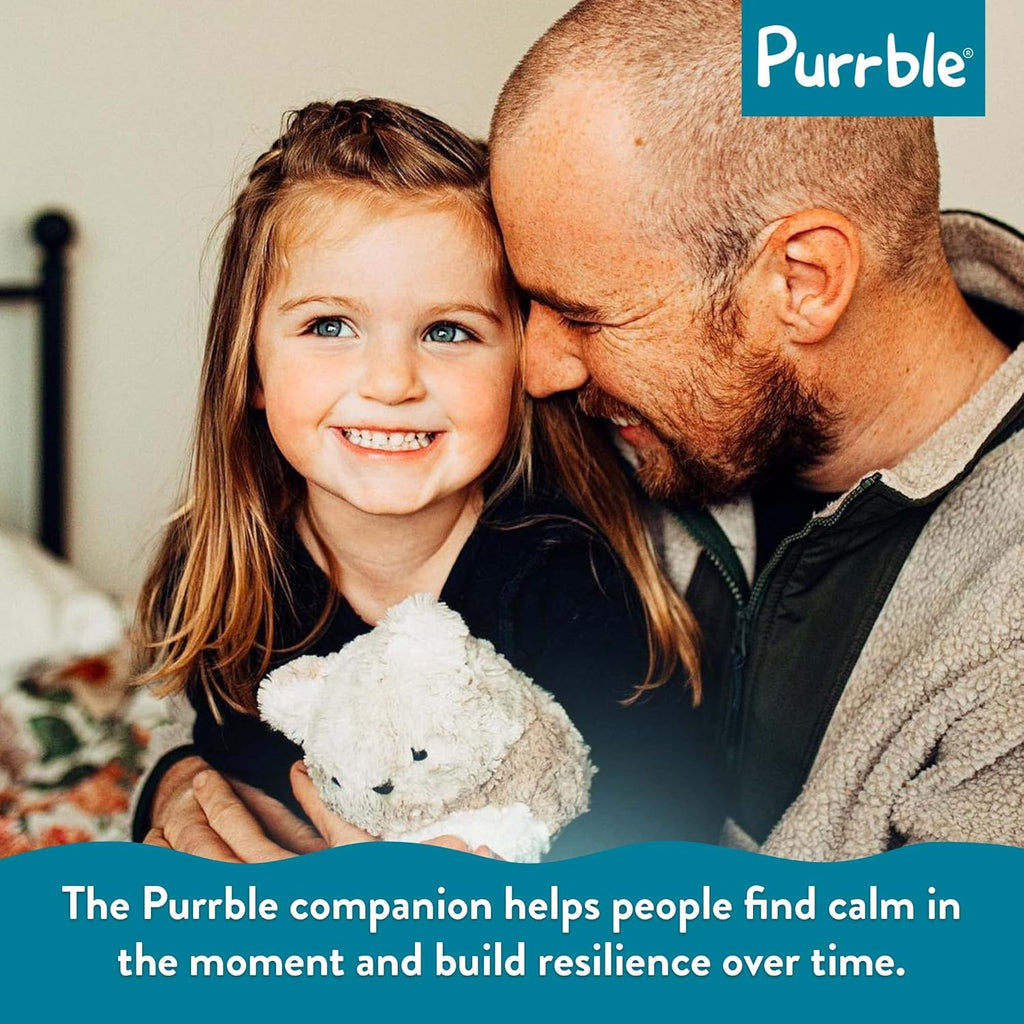 Calming Toy Companion with Dynamic Heartbeat and Soothing Purr Plush Z392595