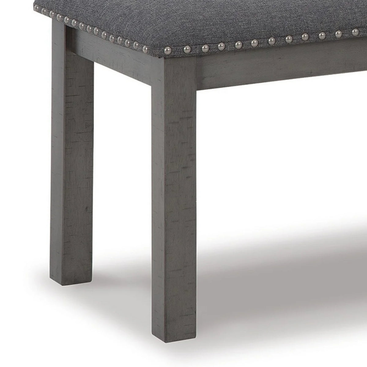 Antique Gray Wood Bench Q38806