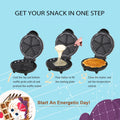 1000W Heart-Shaped Electric Waffle Maker Y36231