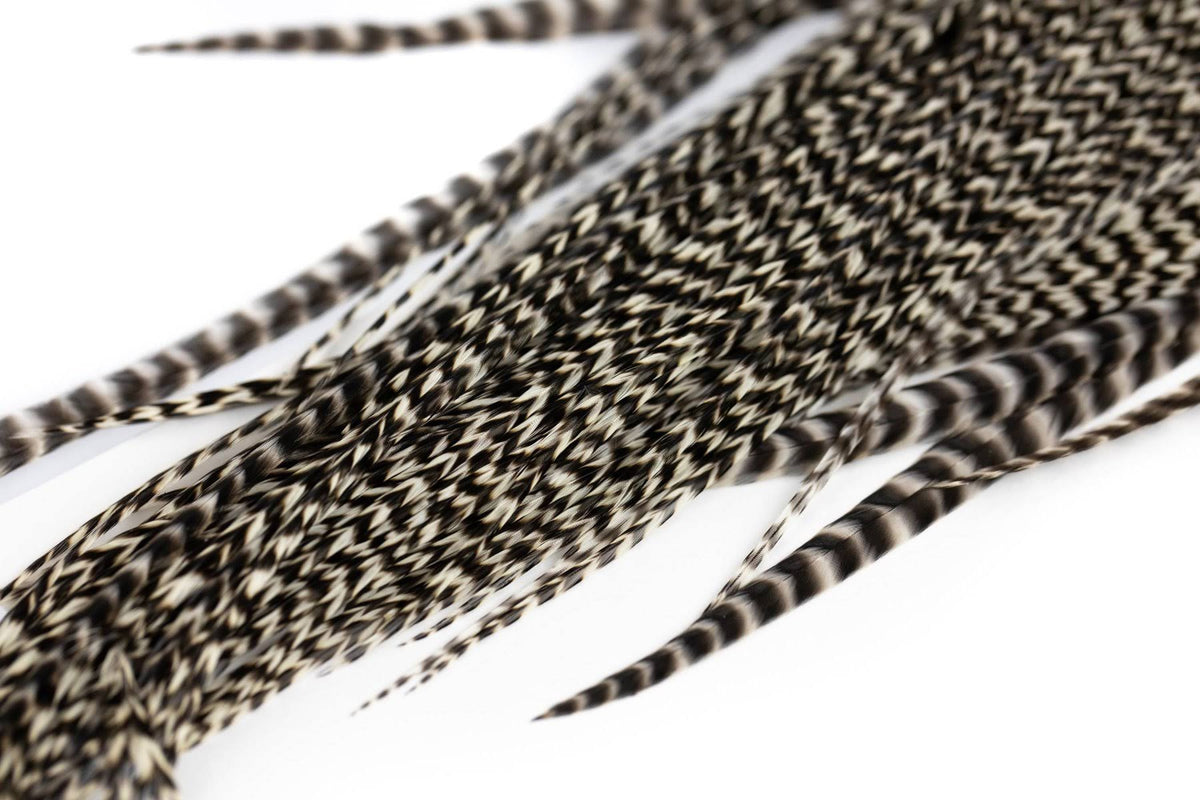 Hackle 1/2 Saddle - Dark Gray Dun L396
