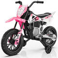 12V Kids Motorcycle with Training Wheels T747280