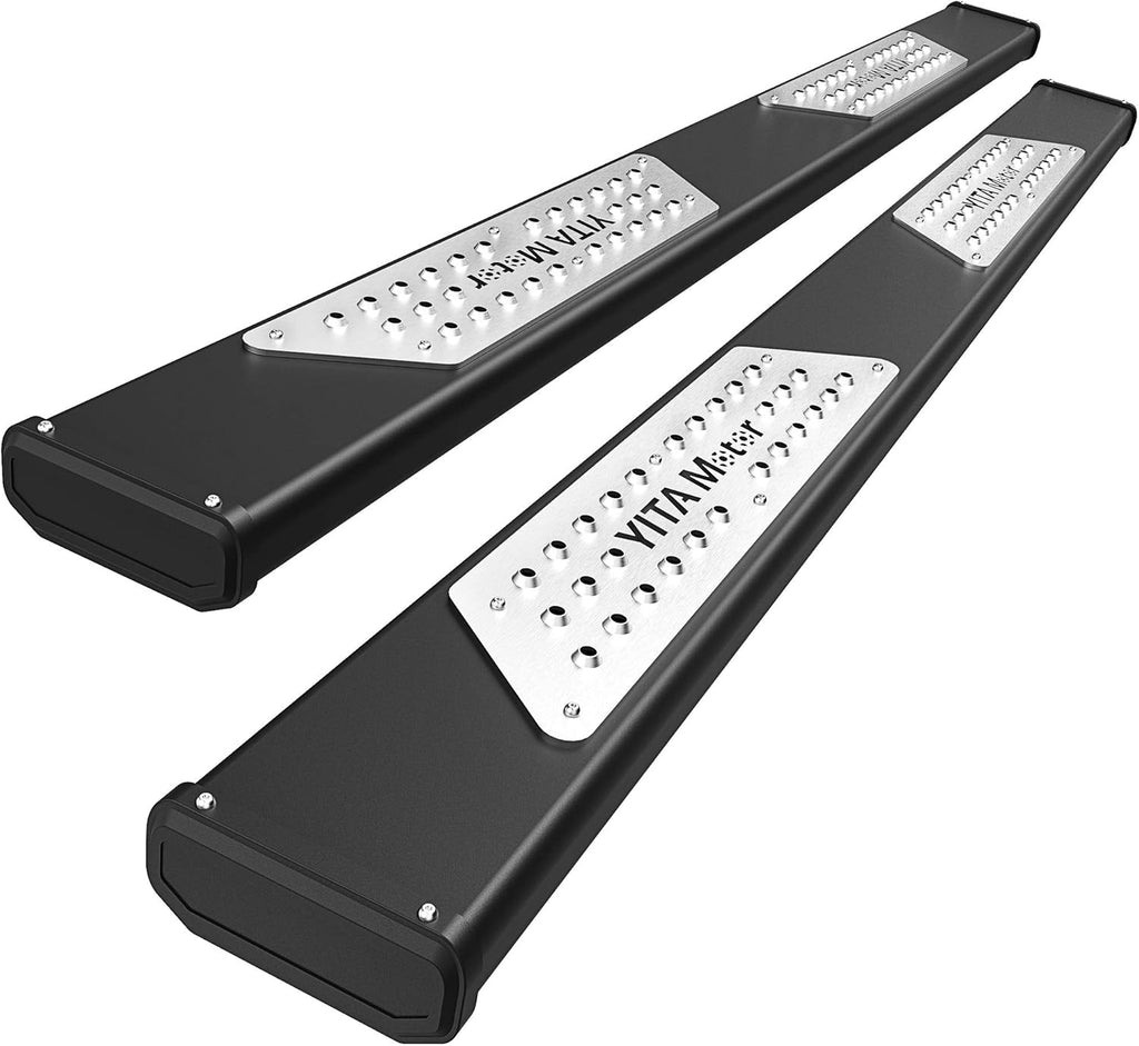 Black Powder Coated Drop Side Steps Running Boards L47704