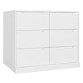 Dark Brown 6 Drawer Wood Dresser B68239