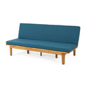Acacia Wood Outdoor Convertible Daybed with Cushion V720
