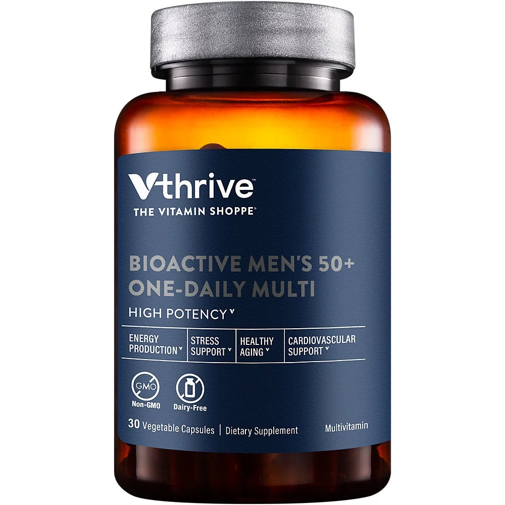 Bioactive Multivitamin for Men 50+ 30 Vegetarian Capsules B438