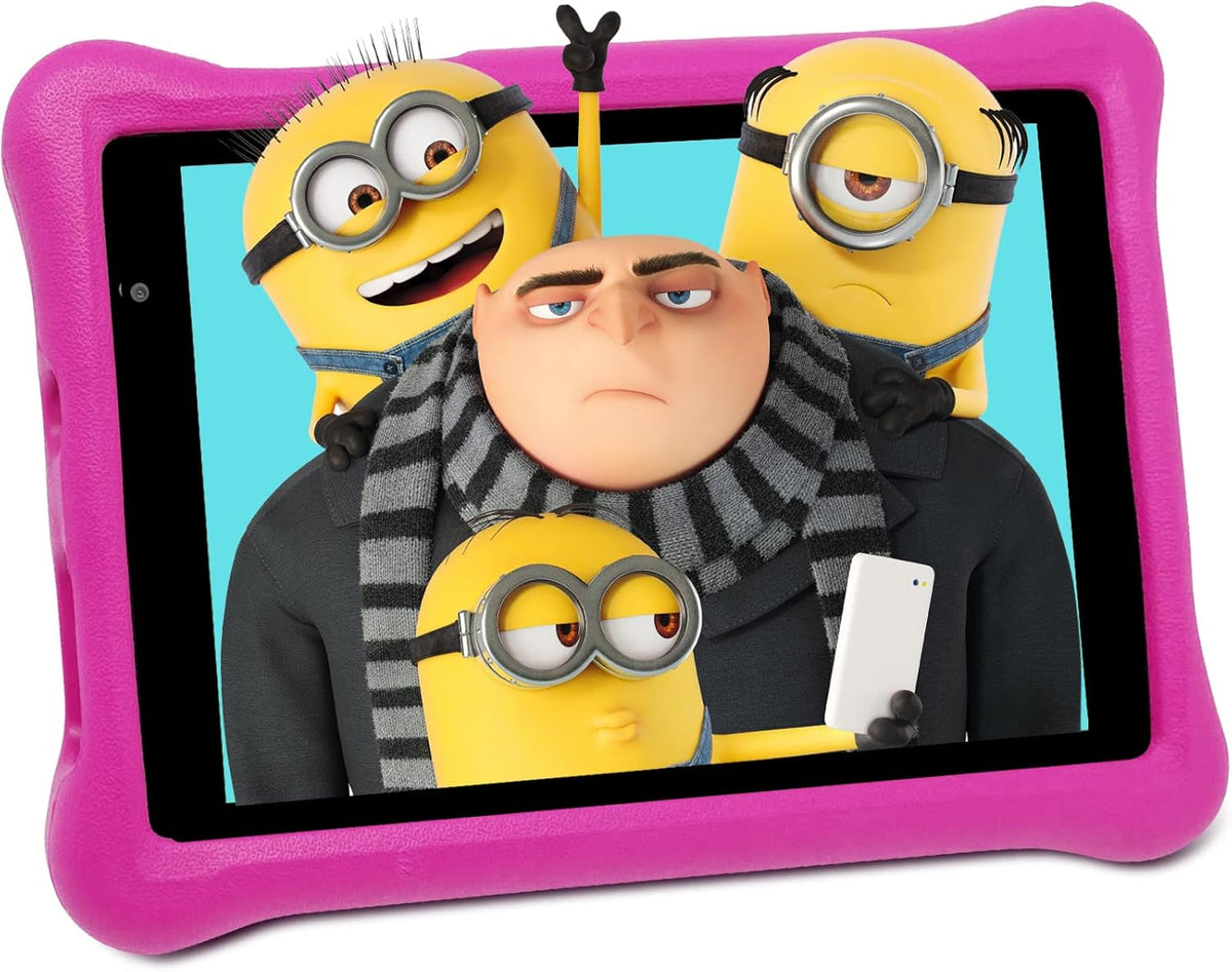 Kids Tablet 8 inch Android 10.0 Tablet, 2GB RAM 32GB ROM, Quad Core Processor, IPS HD Display, Dual Cameras, WiFi Tablet with Case B143