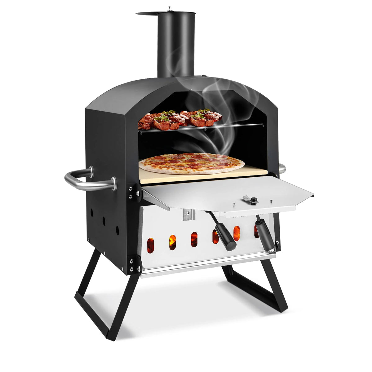 Wood Fired Pizza Oven with Waterproof Cover F534