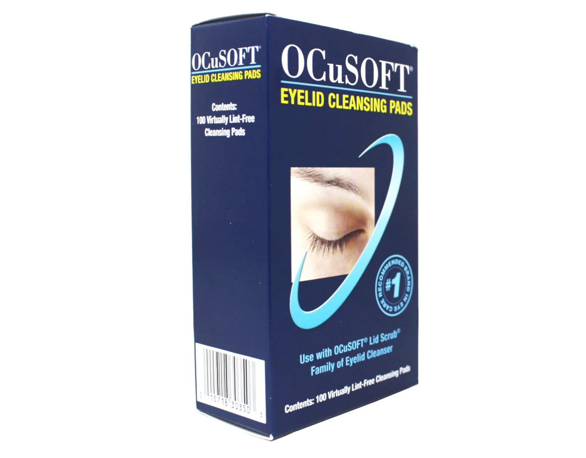 Eye Lid Cleansing Pads, 100 Ea, 6 Pack J215986