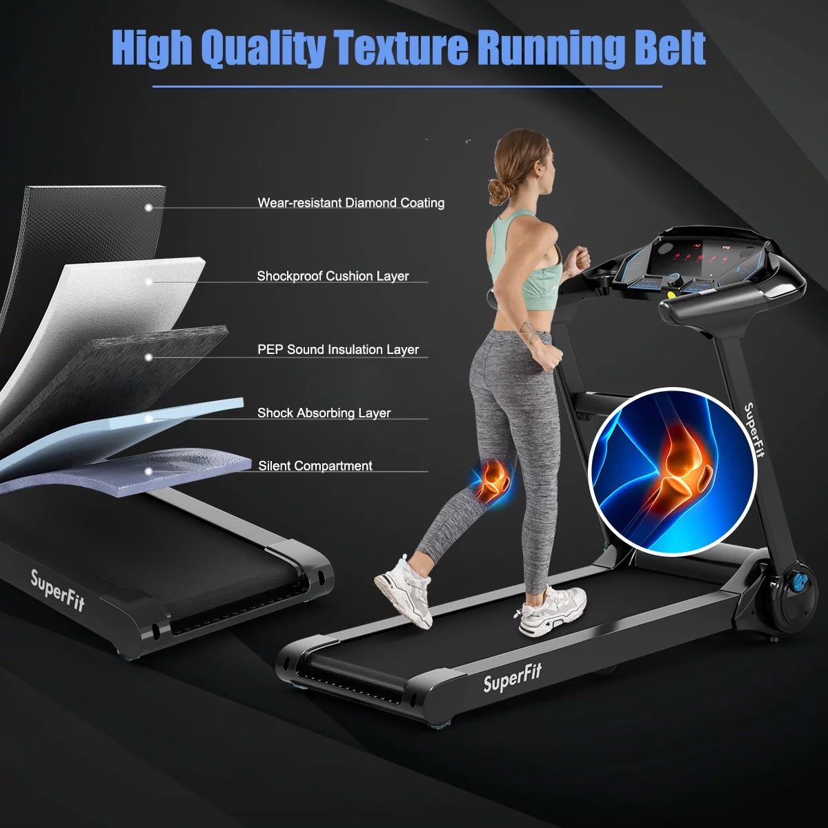 2.25HP Folding Treadmill W3252