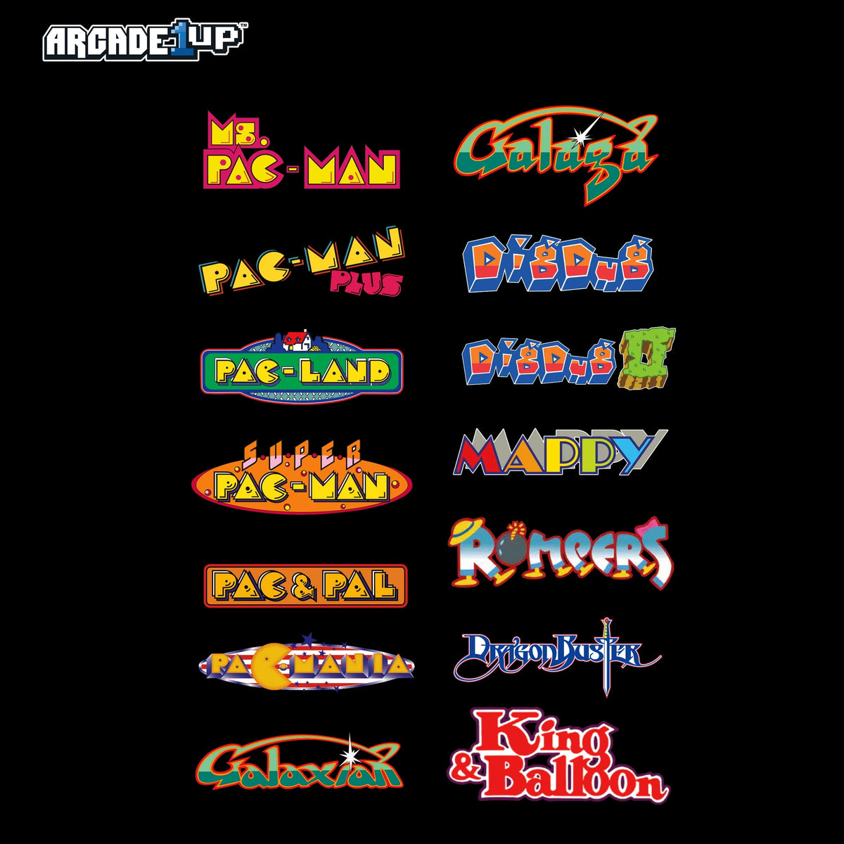 Ms. PAC-MAN Classic Arcade Game with 14 Classic Games and 17-inch Screen G546