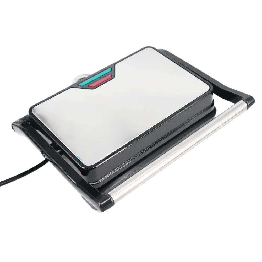 Stainless Steel 850W Nonstick Panini Maker Sandwich Machine A6090