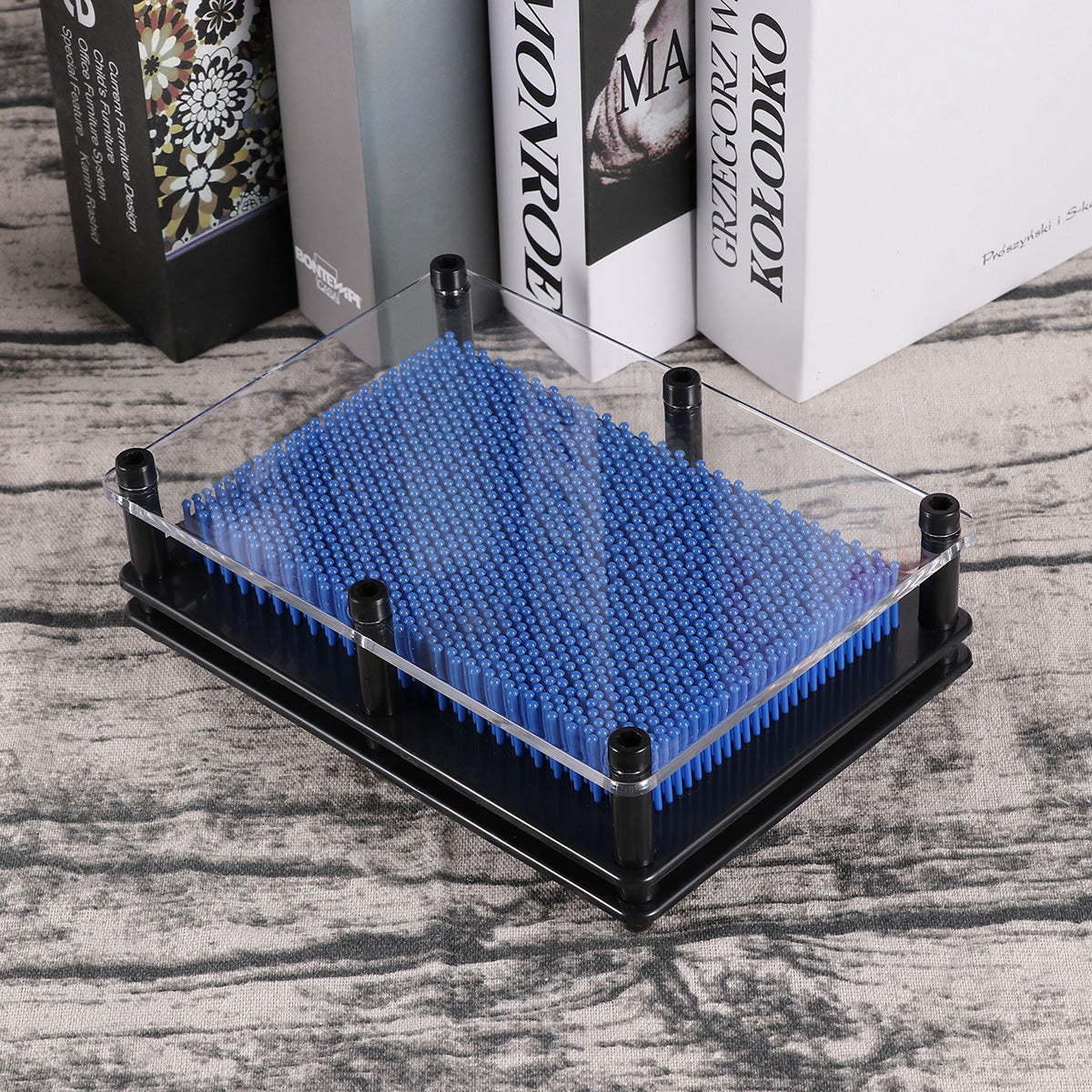 3D Pin Art Toy Dark Blue J1529