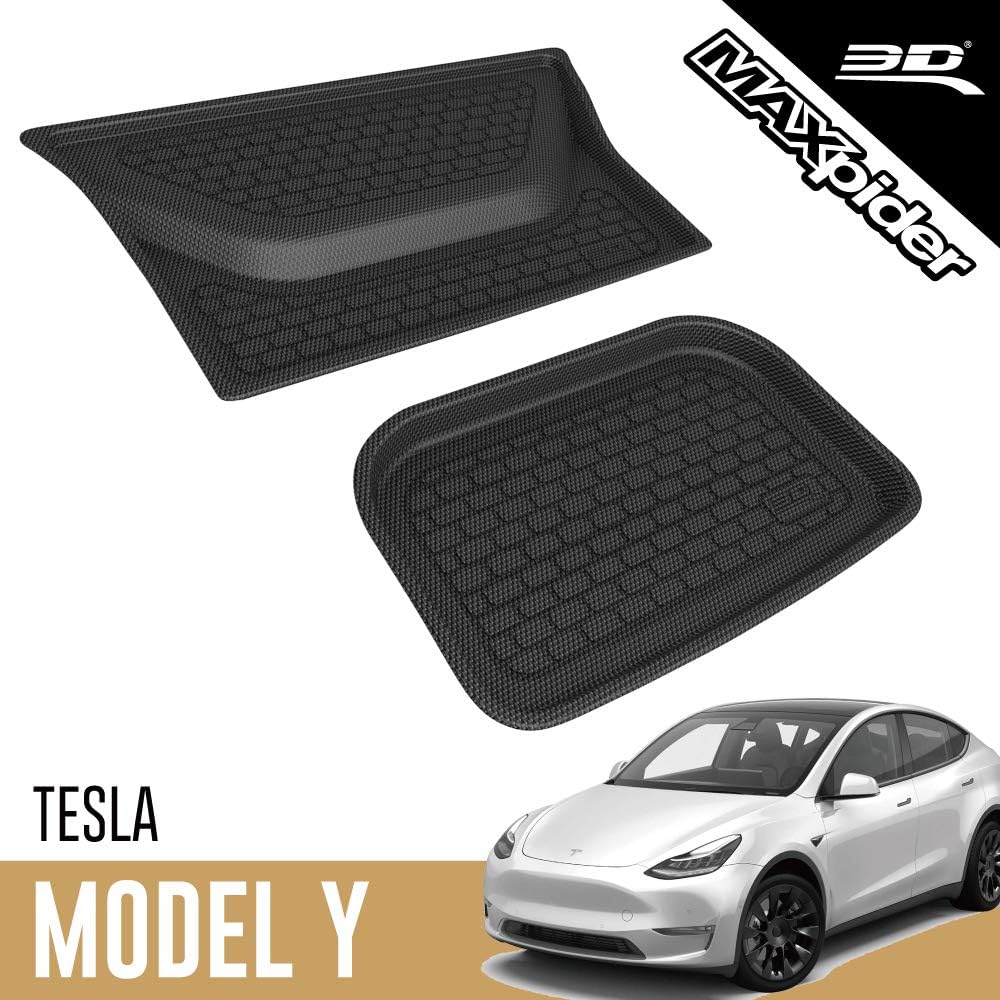 Black Rubber Cargo Liner for Tesla Model Y G63904