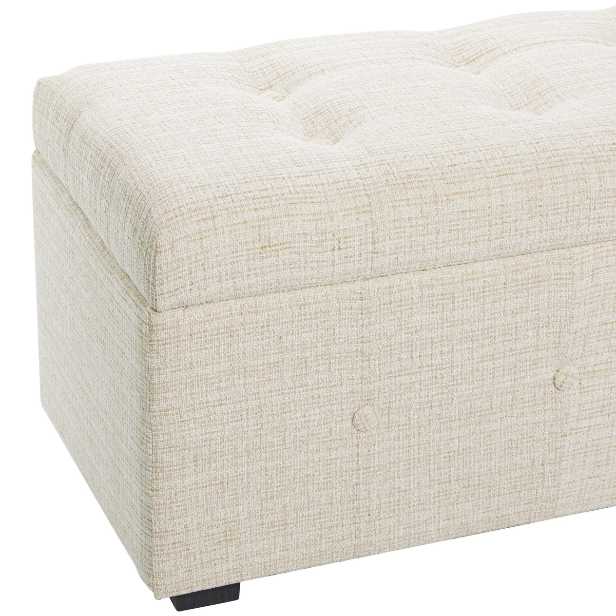 Beige Wood Traditional Storage Bench, Set of 3 A218