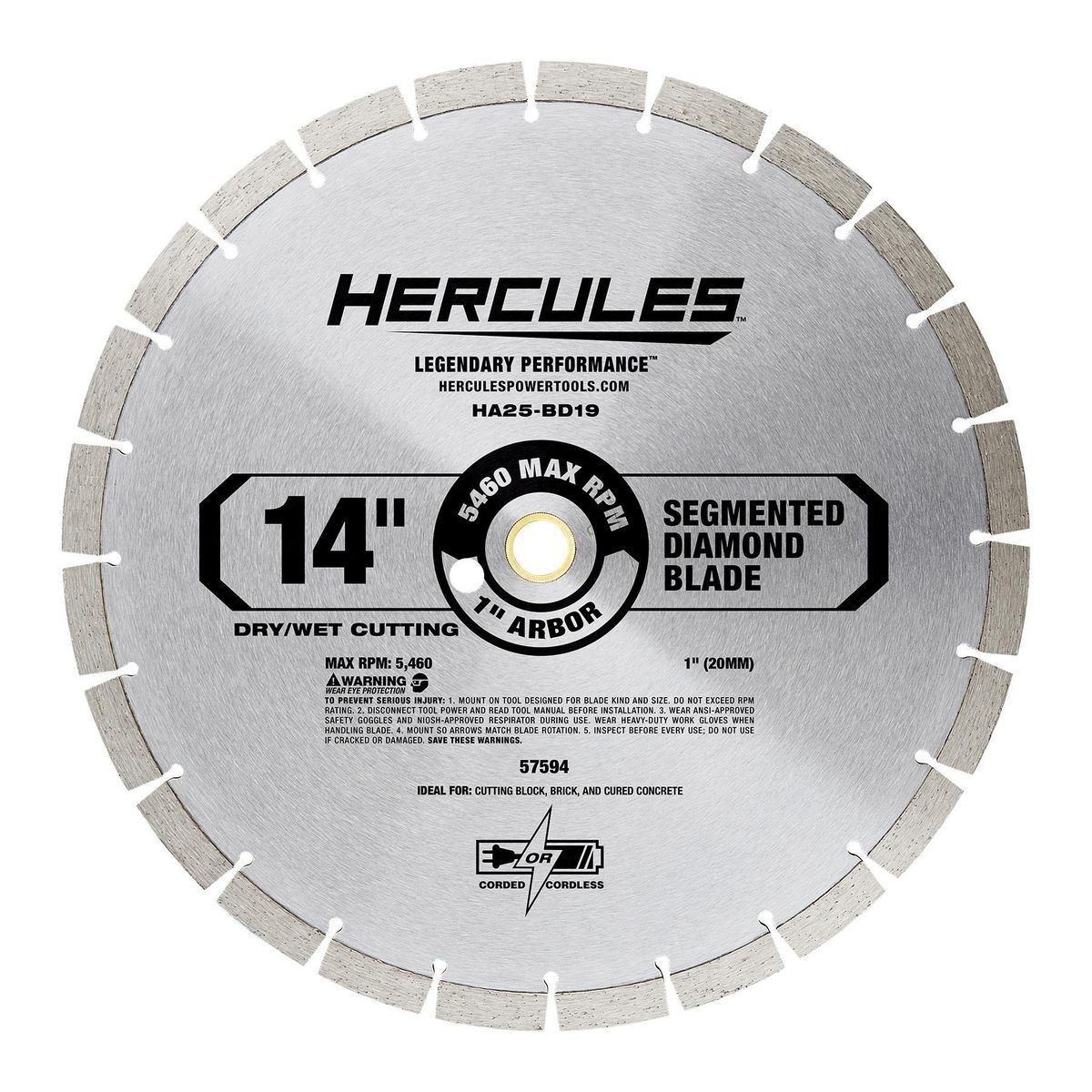 14 in. Segmented Diamond Blade I33147
