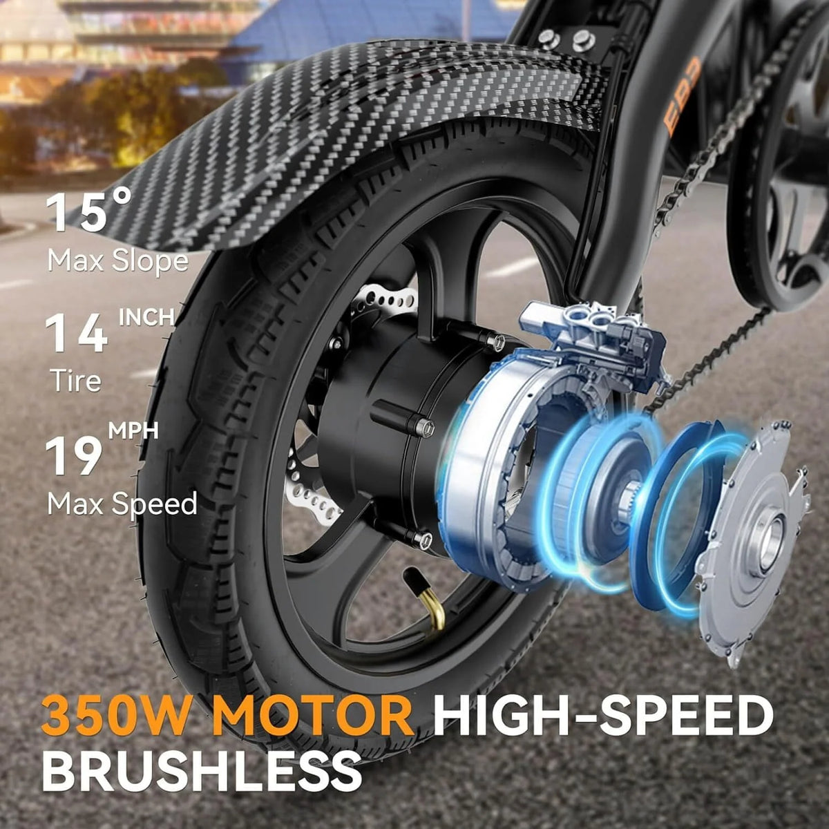 Folding Electric Bike 350W 36V 7.5AH M807879