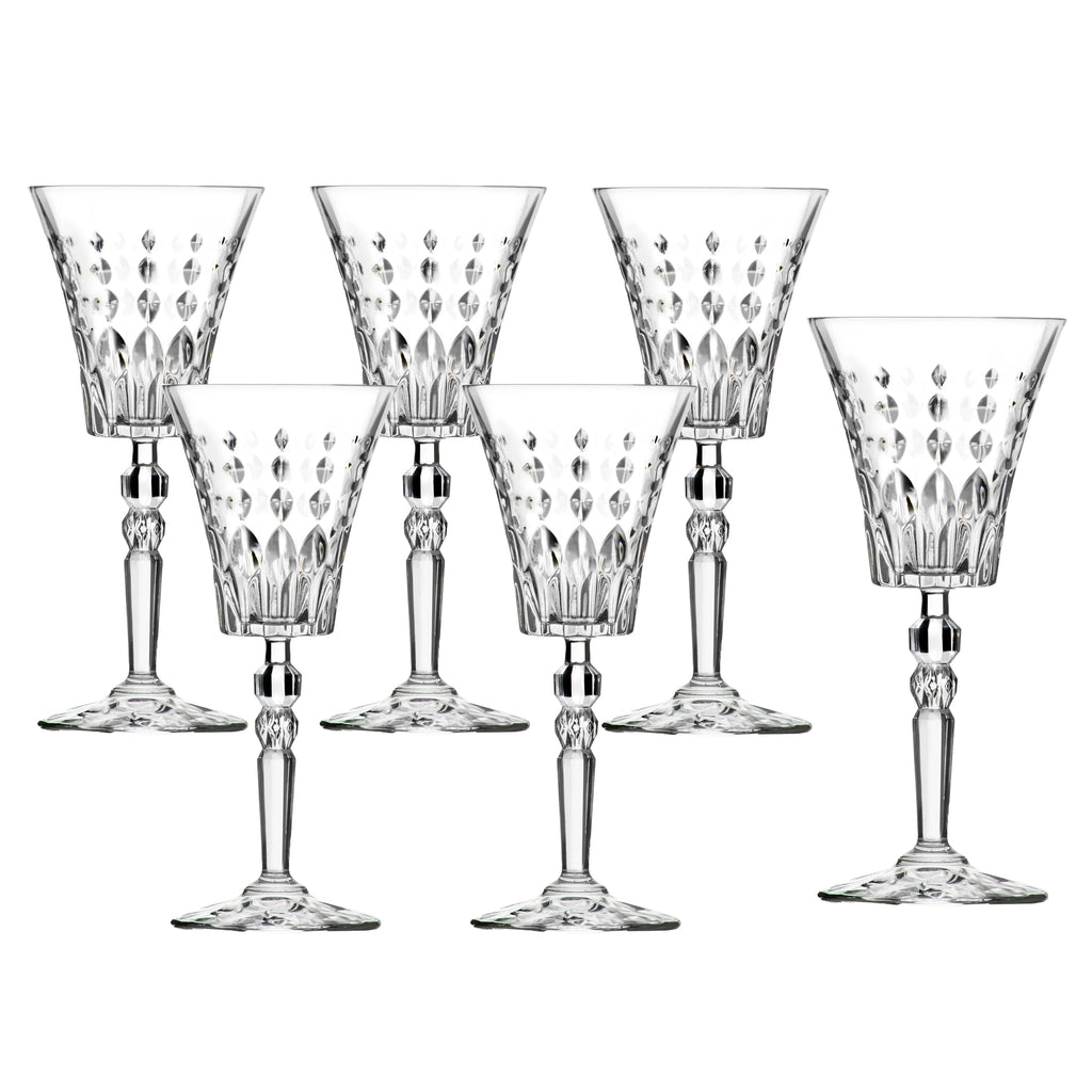 Set of 6 Red Wine Goblets O6280