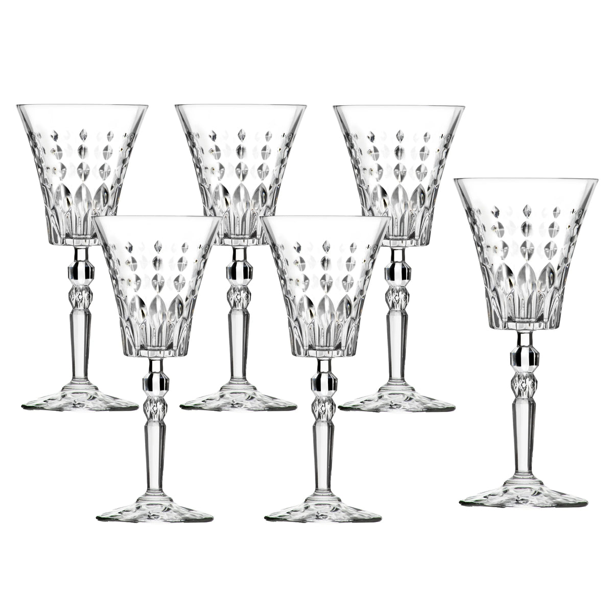Set of 6 Red Wine Goblets O6280
