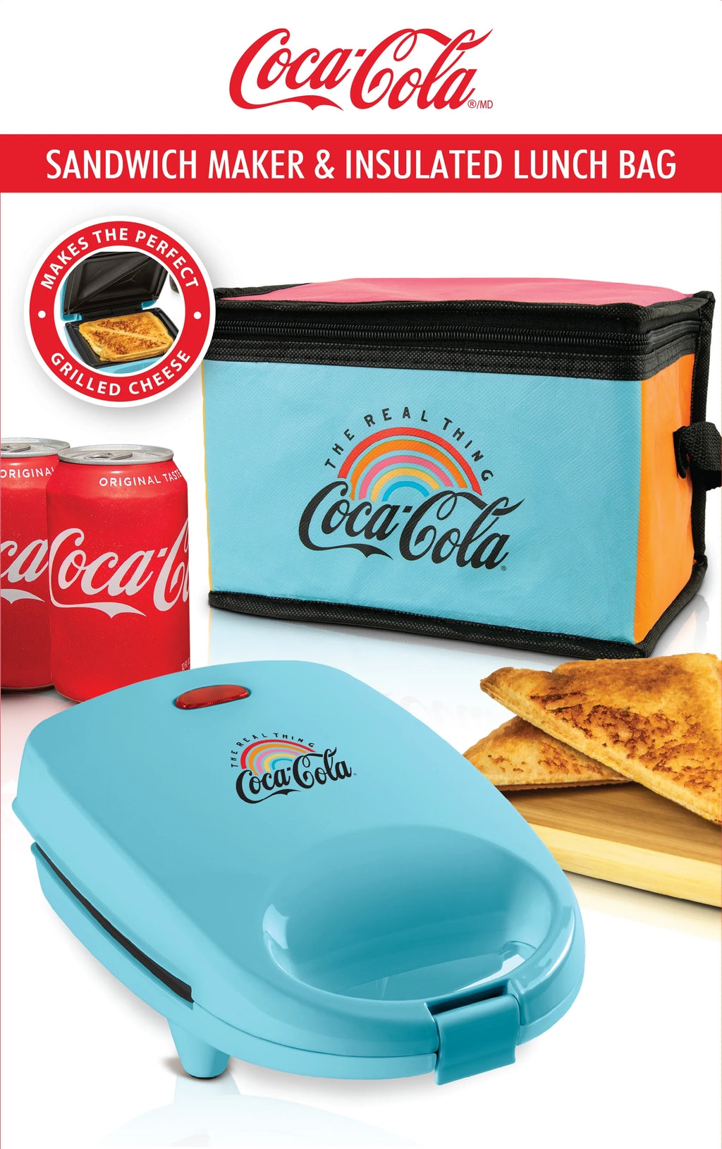 Sandwich Maker with Beverage Cooler Bag N446