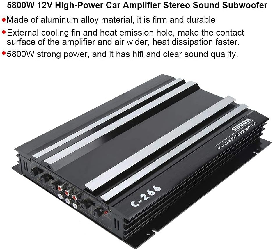 5800W 12V Car Amplifier T932