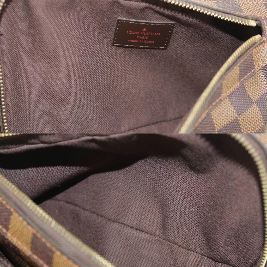 Pre-Owned Damier Ebene Waist Pouch Body Bag Y49668