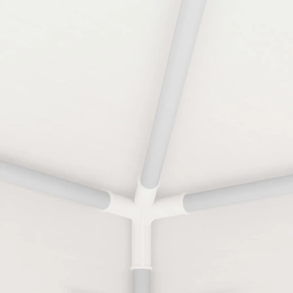 White Party Tent with 4 Mesh Sidewalls V535