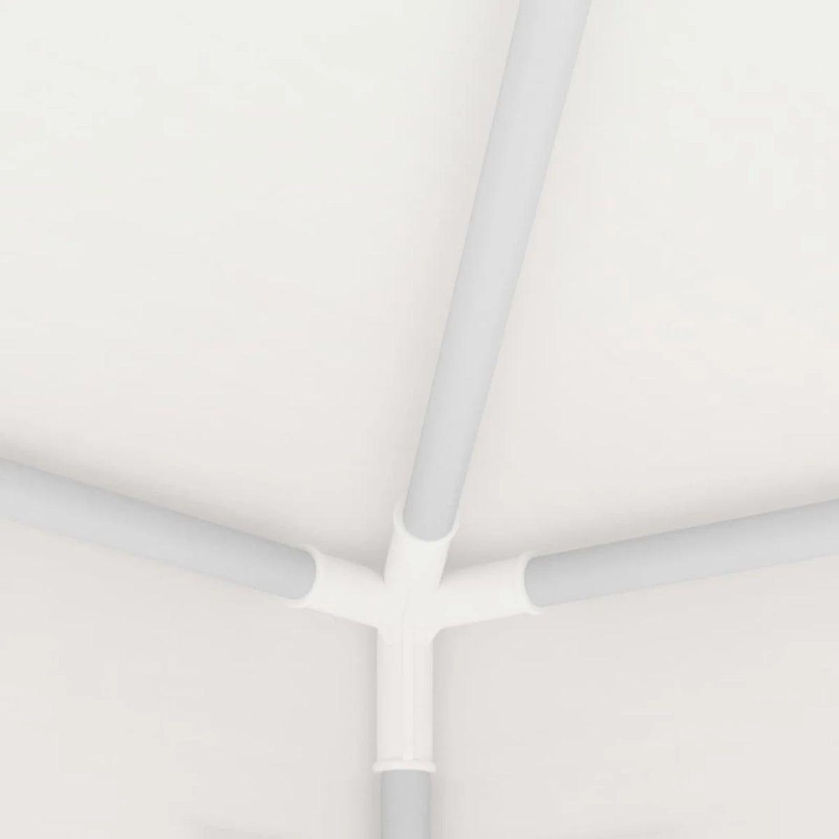 White Party Tent with 4 Mesh Sidewalls V535