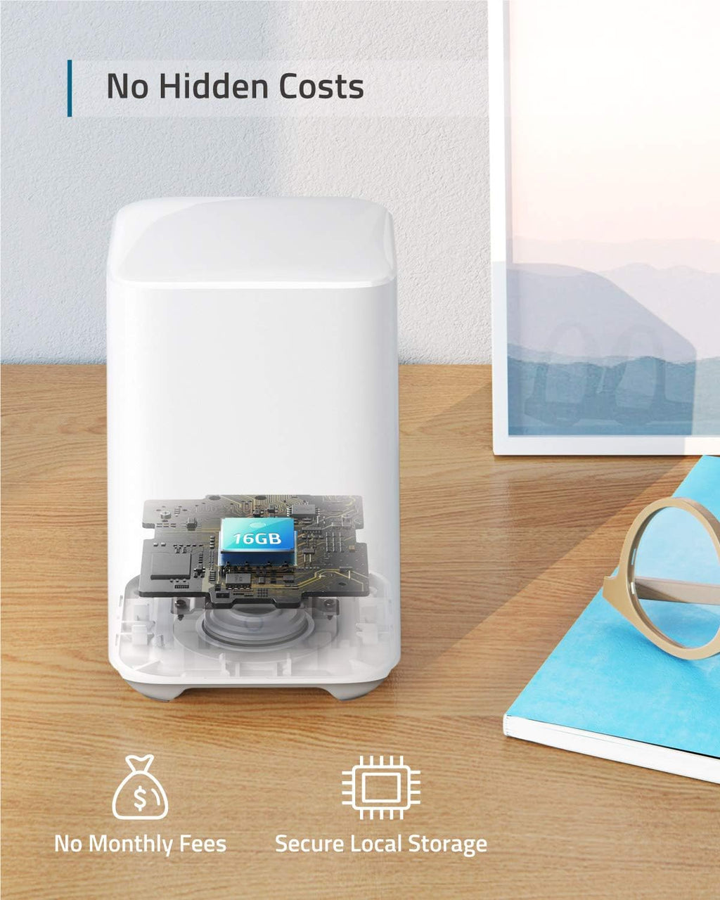 eufyCam 2C 4-Cam Kit Wireless Home Security System with 180-Day Battery Life V876463