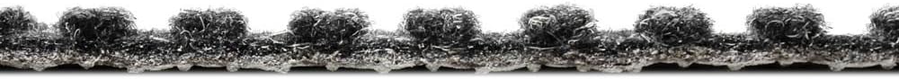 Heavy-Duty Ribbed Indoor Outdoor Carpet with Rubber Marine Backing - Charcoal Black - 6 Feet X 15 Feet Q4300