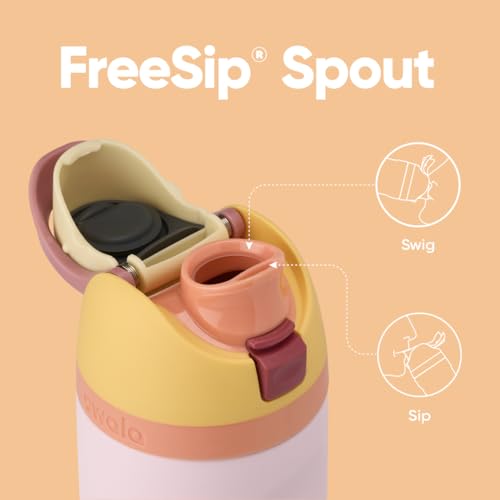 Kids Insulated Stainless Steel Water Bottle with Straw, 16 oz U433