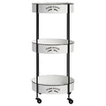 White Metal Storage Cart T14128