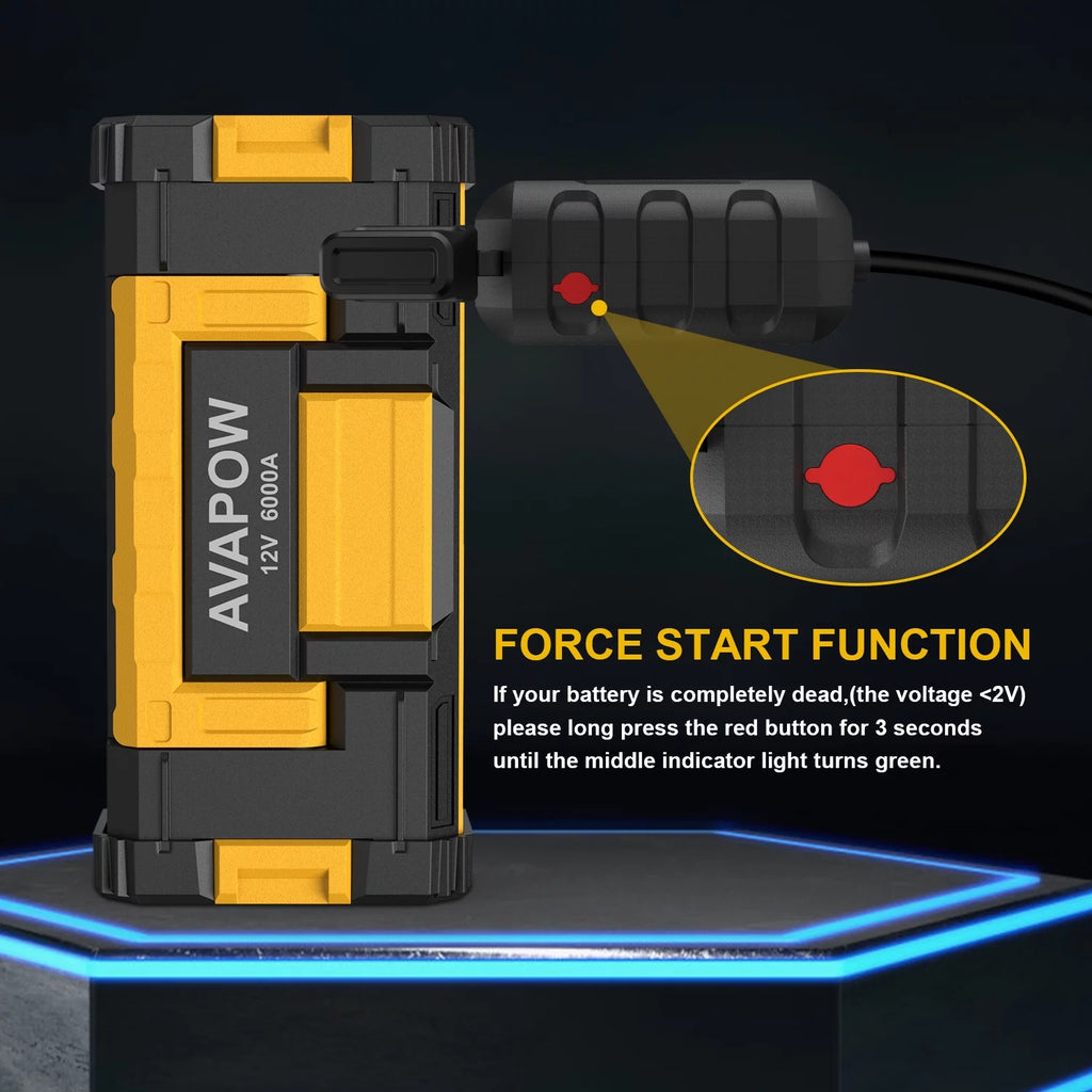 6000A Car Battery Jump Starter H530283