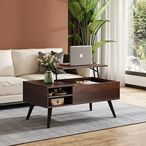 Lift Top Coffee Table with Hidden Compartment C6451