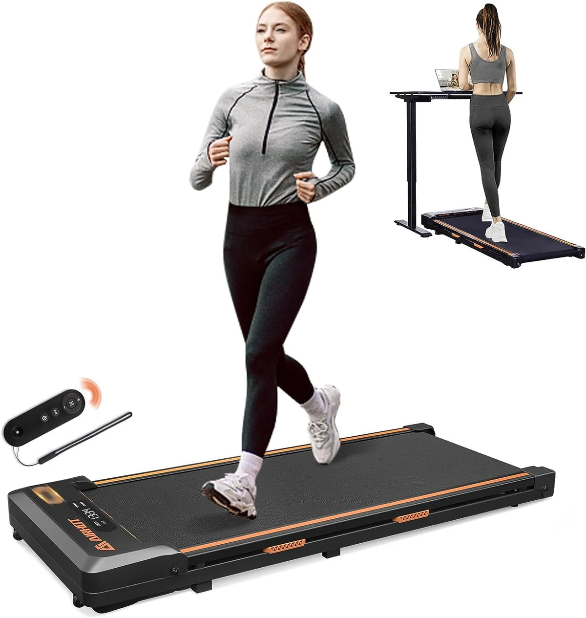 Under Desk Treadmill 2 in 1 Black U2750