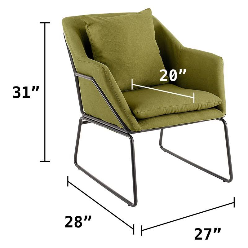 French Pistachio Accent Chair O43389