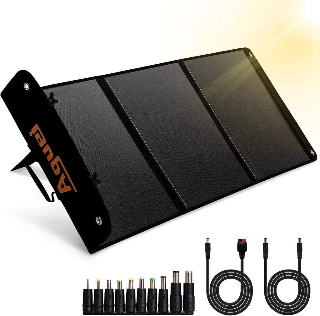 120W Foldable Monocrystalline Solar Panel with USB D970