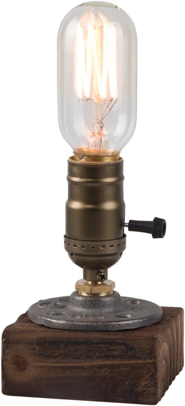 Vintage Industrial Dimmable Table Lamp with E26 Lamp Holder P71599