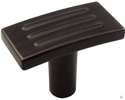 25 Pack Oil Rubbed Bronze Cabinet Hardware T Knob R525