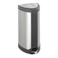 Stainless Steel Step-On Receptacle 10 gal T413875