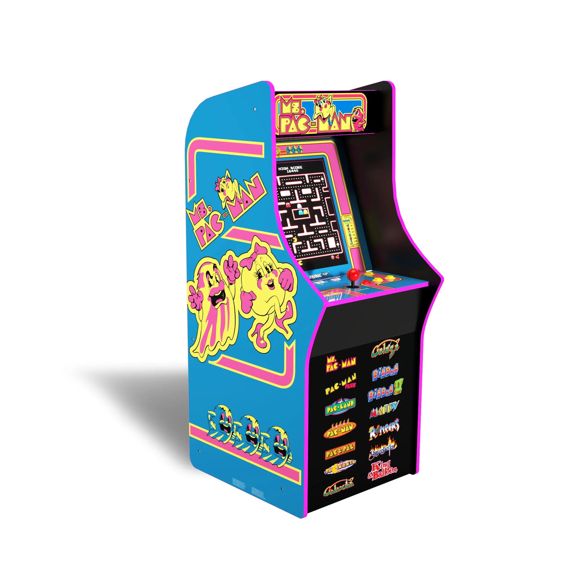 Ms. PAC-MAN Classic Arcade Game with 14 Classic Games and 17-inch Screen G546