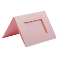 Baby Pink Foldover Cards with Photo Opening, 200 per Pack A251429