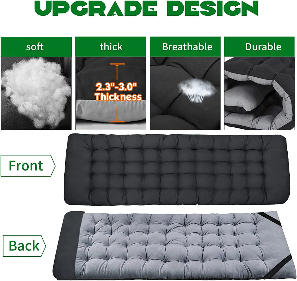 Folding Cot with 3.3 Inch Mattress and Carry Bag S939994
