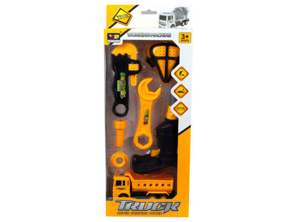 Play Construction Truck with Accessories - Set of 16 S52615