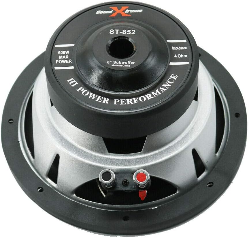 2X 8 Inch 1200 Watts Max Power Car Audio Subwoofer Dual 4 Ohm Voice Coil Pack of 2 Q1175