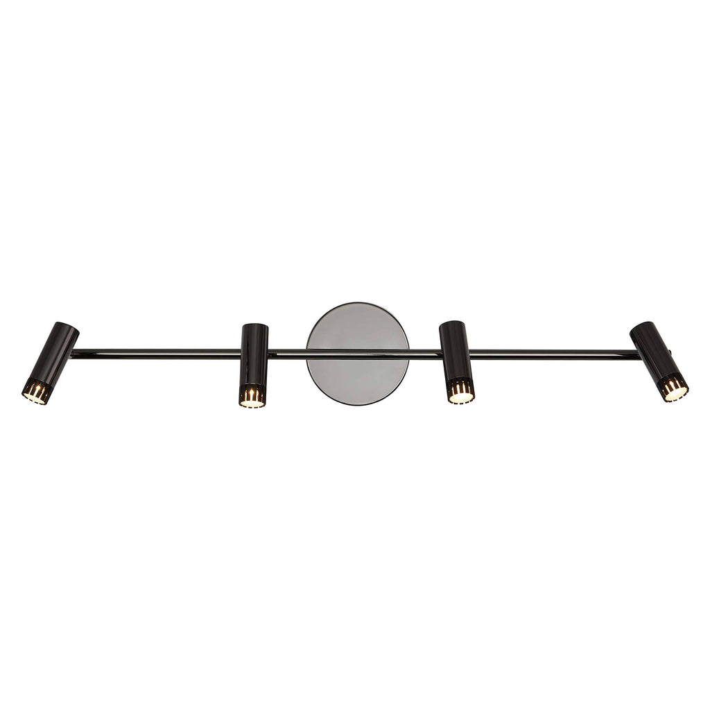 4-LED Track Light Black Z208