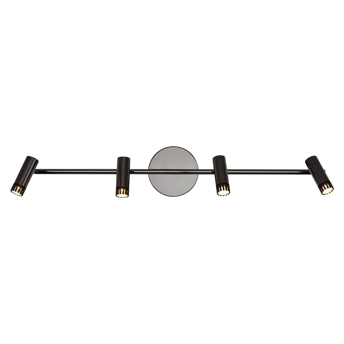 4-LED Track Light Black Z208