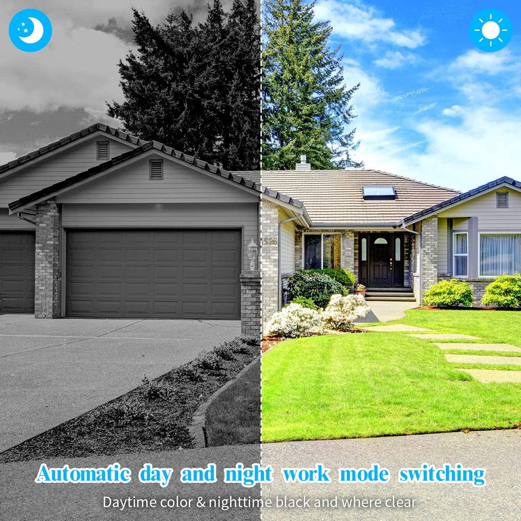 3K 5.0MP 1944P Wireless Security Camera System with 4TB Hard Drive and 8 Cameras Y438577
